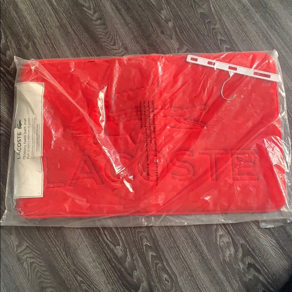 lacoste memory foam bath mat